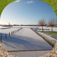 Uniek winterbeeld